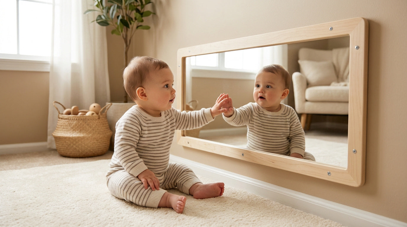Installer un miroir Montessori pour favoriser la conscience de soi