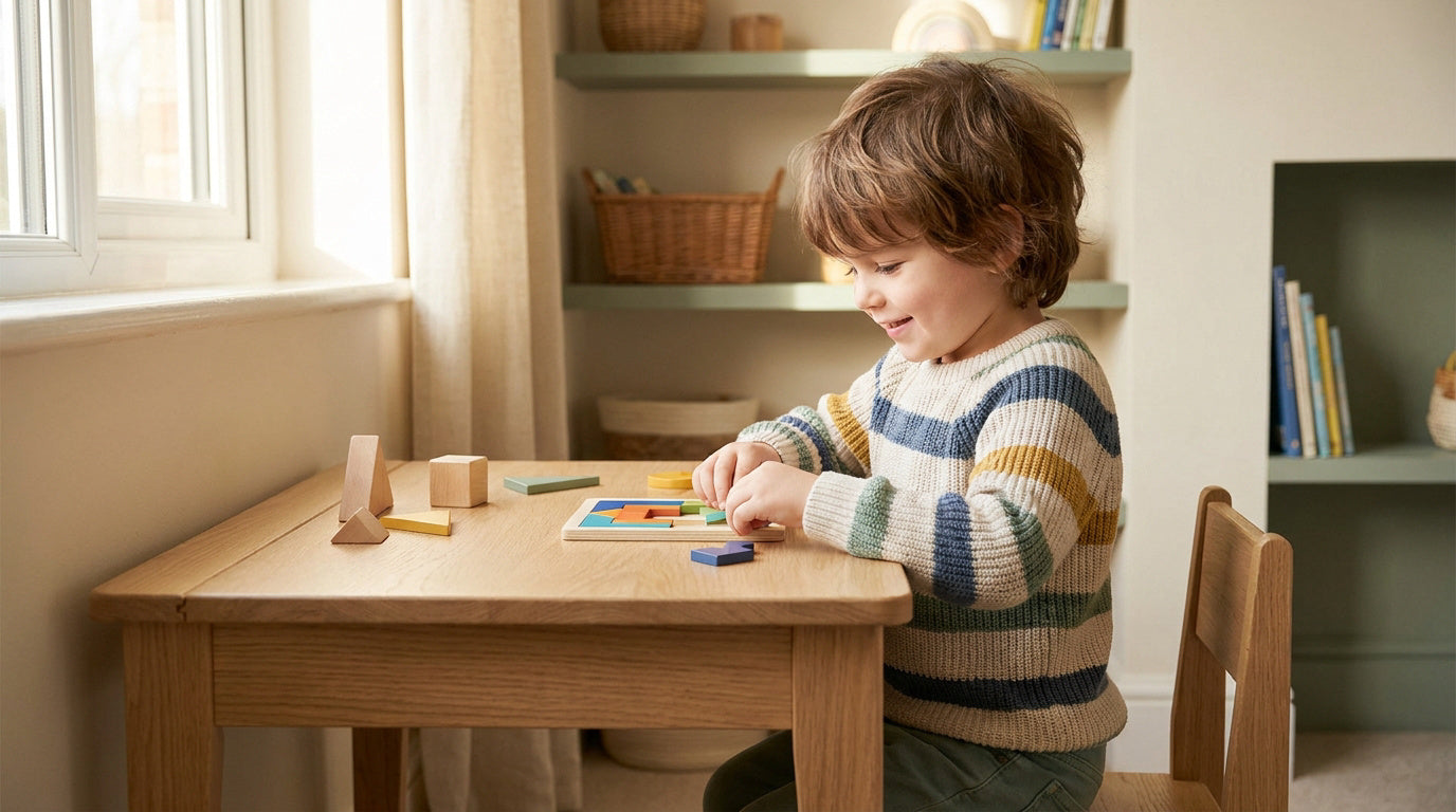 Quel bureau Montessori choisir selon la taille de l'enfant ?