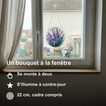 Attrape-Soleil Puzzle Vitrail, Fleurs - Vignette | Royaume Montessori - Jouets Educatifs Montessori