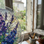 Attrape-Soleil Puzzle Vitrail, Fleurs - Vignette | Royaume Montessori - Jouets Educatifs Montessori