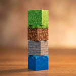 Bloc de Construction Magnétique Style Minecraft - Vignette | Royaume Montessori - Jouets Educatifs Montessori