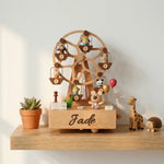 Boîte à Musique Personnalisée Prénom en Bois - Vignette | Royaume Montessori - Jouets Educatifs Montessori