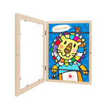 Magnetic frame for children's drawing - Vignette | Royaume Montessori - Jouets Educatifs Montessori