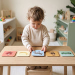 Carte de stimulation Montessori pour Bébé - Vignette | Royaume Montessori - Jouets Educatifs Montessori