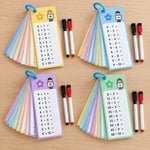 Cartes de Calcul Effaçables Enfant, Tables de 1 à 12 et 2 Feutres - Vignette | Royaume Montessori - Jouets Educatifs Montessori