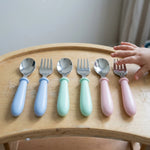 Couverts Inox pour Enfant, 6 Pièces - Vignette | Royaume Montessori - Jouets Educatifs Montessori