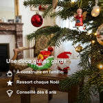 Figurine de Noël en Micro-Briques à Construire - Vignette | Royaume Montessori - Jouets Educatifs Montessori