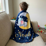 Personalisierte Babyplaidabdeckung - Vignette | Royaume Montessori - Jouets Educatifs Montessori