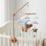 Mobile de lit bébé en bois, thème Ciel - Vignette | Royaume Montessori - Jouets Educatifs Montessori