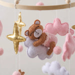Mobile de lit bébé en bois, thème Ciel - Vignette | Royaume Montessori - Jouets Educatifs Montessori
