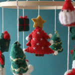 Mobile de lit bébé en bois, thème Noël - Vignette | Royaume Montessori - Jouets Educatifs Montessori