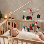 Mobile de lit bébé en bois, thème Noël - Vignette | Royaume Montessori - Jouets Educatifs Montessori