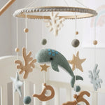 Mobile de lit bébé en bois, thème Océan - Vignette | Royaume Montessori - Jouets Educatifs Montessori