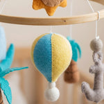 Mobile de lit bébé en bois, thème Océan - Vignette | Royaume Montessori - Jouets Educatifs Montessori