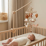 Mobile de lit bébé en bois, thème Océan - Vignette | Royaume Montessori - Jouets Educatifs Montessori