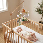 Mobile de lit bébé en bois, thème Animaux sauvages - Vignette | Royaume Montessori - Jouets Educatifs Montessori