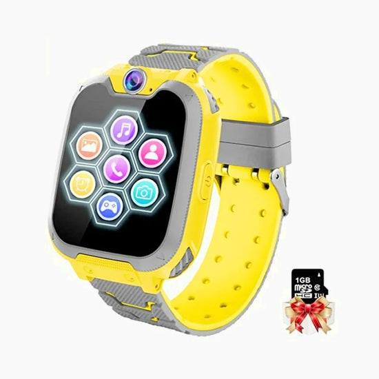 montre enfant jaune