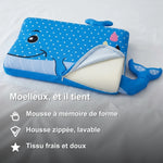 Oreiller Enfant à Mémoire de Forme, Motif Animal - Vignette | Royaume Montessori - Jouets Educatifs Montessori