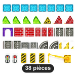 Jeu de Construction Magnétique Chantier - Vignette | Royaume Montessori - Jouets Educatifs Montessori