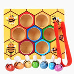 Ruche Montessori en Bois - Vignette | Royaume Montessori - Jouets Educatifs Montessori