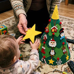 Sapin de Noël 360° en Feutrine pour Enfant - Vignette | Royaume Montessori - Jouets Educatifs Montessori