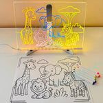 Tablette lumineuse pour des dessins - Vignette | Royaume Montessori - Jouets Educatifs Montessori
