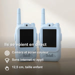 Talkie-Walkie Vidéo Enfant avec Caméra et Écran, Lot de 2 - Vignette | Royaume Montessori - Jouets Educatifs Montessori