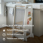 Tour d'Apprentissage Montessori 5 Activités, Réglable - Vignette | Royaume Montessori - Jouets Educatifs Montessori