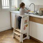 Tour d'Apprentissage Montessori 5 Activités, Réglable - Vignette | Royaume Montessori - Jouets Educatifs Montessori