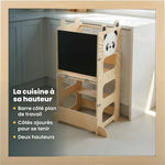 3-in-1 Montessori Learning Tower - Vignette | Royaume Montessori - Jouets Educatifs Montessori