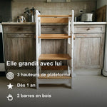 Tour d'Apprentissage Montessori Réglable 3 Hauteurs - Vignette | Royaume Montessori - Jouets Educatifs Montessori