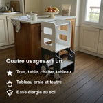 Tour d'Apprentissage 4 en 1 Voiture, Table et Chaise - Vignette | Royaume Montessori - Jouets Educatifs Montessori
