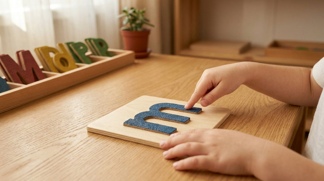 Lettres rugueuses Montessori : l'étape clé pour apprendre à lire