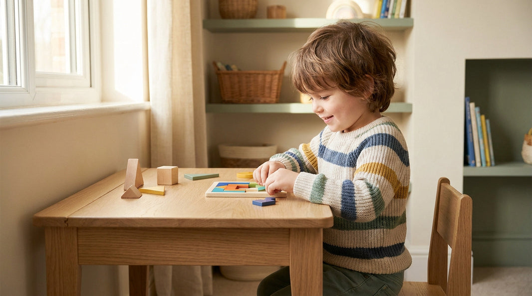 Quel bureau Montessori choisir selon la taille de l'enfant ?