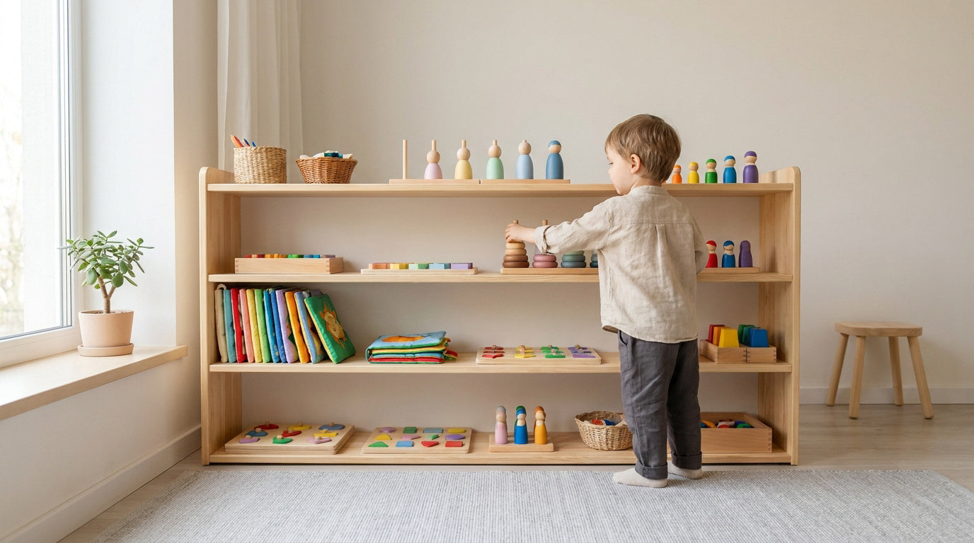 Comment choisir une étagère Montessori pour ranger les jouets