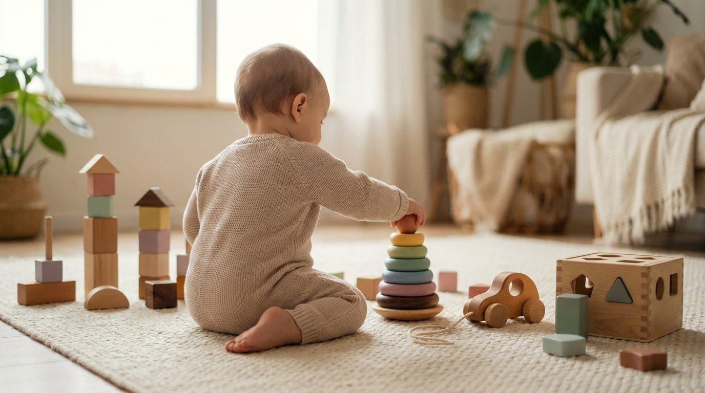 Les meilleurs jouets en bois pour l'éveil de bébé