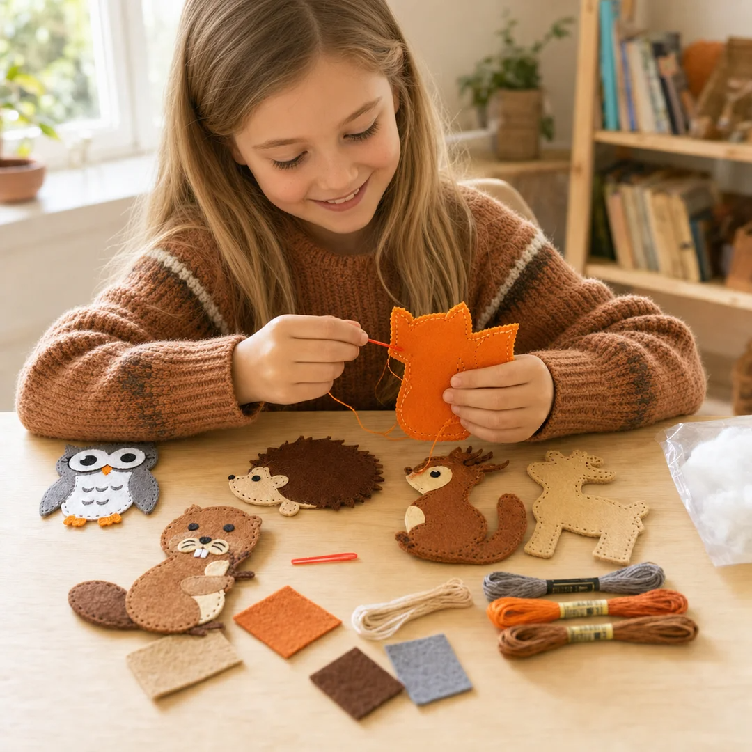 Kit de Couture Montessori Forêt