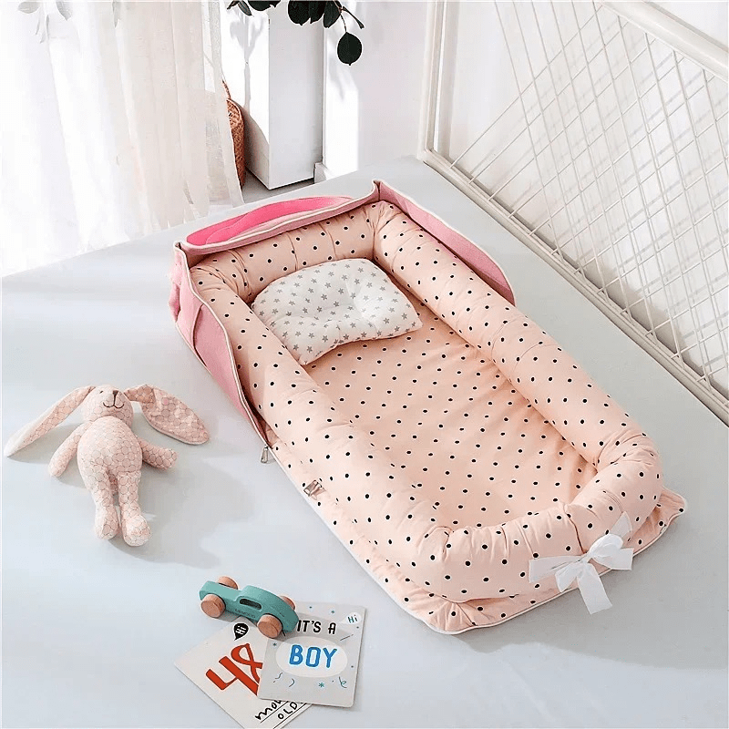 Réducteur de Lit Transportable Rose