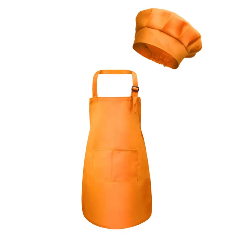 Tablier de cuisine pour enfant Orange