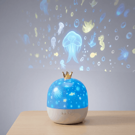 Veilleuse et Projecteur étoilé pour bébé ou enfant Sans Batterie