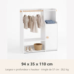 Armoire Vestiaire Montessori, Penderie Basse pour Enfant - Vignette | Royaume Montessori - Jouets Educatifs Montessori