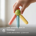 Bloc de Construction Magnétique Montessori - Vignette | Royaume Montessori - Jouets Educatifs Montessori