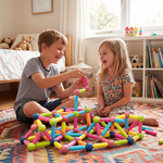 Montessori Magnetic Building Block - Vignette | Royaume Montessori - Jouets Educatifs Montessori