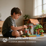 Minecraft-Style Magnetic Building Block - Vignette | Royaume Montessori - Jouets Educatifs Montessori