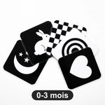 Carte de stimulation Montessori pour Bébé - Vignette | Royaume Montessori - Jouets Educatifs Montessori
