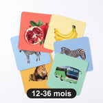 Carte de stimulation Montessori pour Bébé - Vignette | Royaume Montessori - Jouets Educatifs Montessori