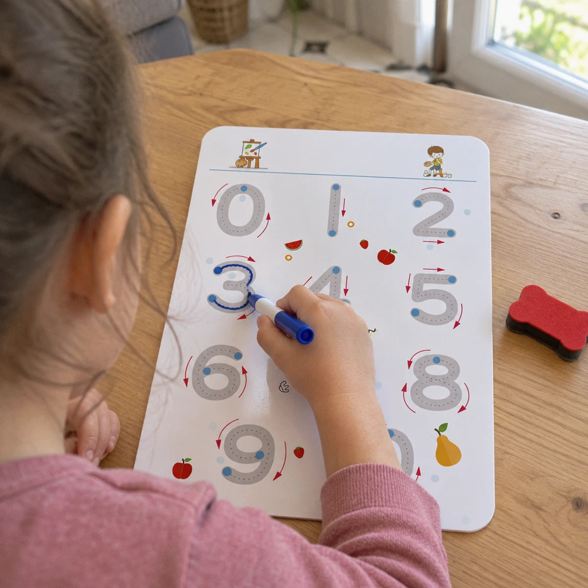 cartes-tracage-effacables-chiffres-01 Cartes de Traçage Effaçables Enfant, Lignes, Formes et Chiffres