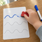 Cartes de Traçage Effaçables Enfant, Lignes, Formes et Chiffres - Vignette | Royaume Montessori - Jouets Educatifs Montessori