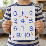 Cartes de Traçage Effaçables Enfant, Lignes, Formes et Chiffres - Vignette | Royaume Montessori - Jouets Educatifs Montessori