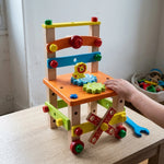 Montessori Bildungsstuhl zum Bau - Vignette | Royaume Montessori - Jouets Educatifs Montessori